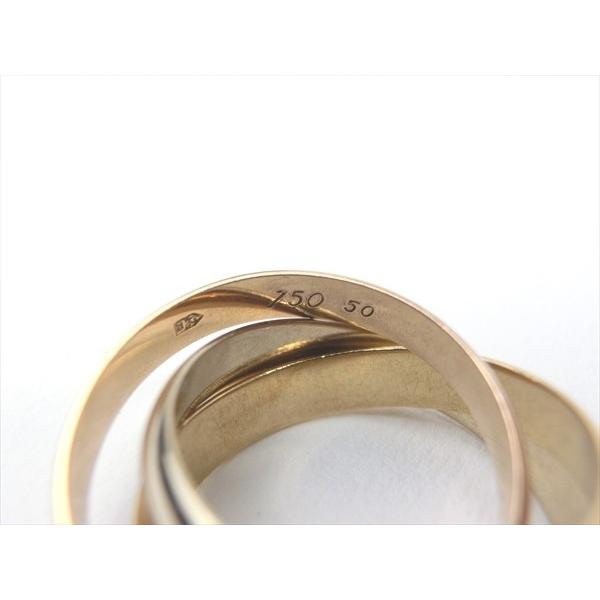 Cartier カルティエ 指輪 リング 人気 トリニティリング K18