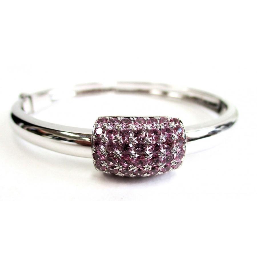 ブレスレット バングル ピアジェ風 PIAGET ピアジェ バングル ブレスレット K18WG ダンサー ピンク