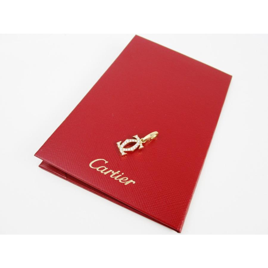P111 Cartier　カルティエ　Cチャーム　750YG K18YG 楽天市場】CARTIER カルティエ Cフラット ペンダントトップ