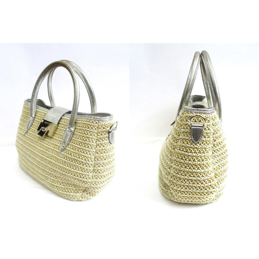 JIMMY CHOO ジミーチュウ 2wayバッグ かごバッグ ショルダー
