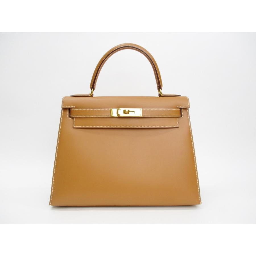 Kelly エルメスケリーバッグ ケリー28 ゴールド/ゴールド金具 外縫い 