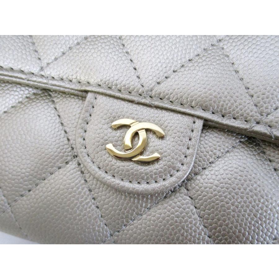 CHANEL 新品 シャネル 長財布 マトラッセ キャビアスキン CHANEL 新品 シャネル 長財布 マトラッセ キャビアスキン