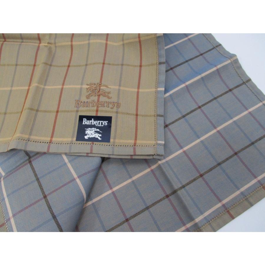 BURBERRY（バーバリー） バーバリーズ 未使用 ハンカチ 表裏色違い