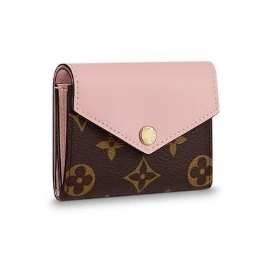 【超極美品】ルイヴィトン モノグラム ポルトフォイユ ゾエ フューシャ 折り財布 LOUIS VUITTON LV ルイ・ヴィトン モノグラム フューシャ