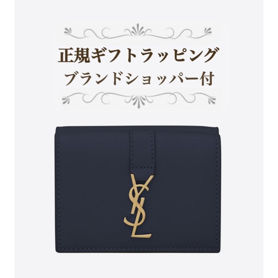 サンローラン 財布 三つ折り タイニーウォレット レディース折財布 