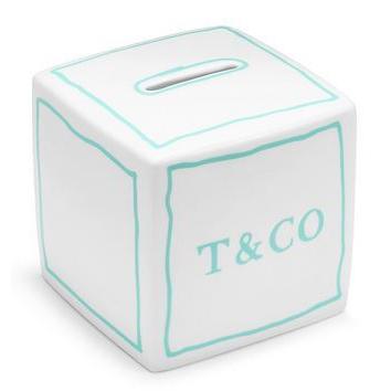 TIFFANY&Co. ティファニー インテリア 置物 お祝い ブルー ライン 