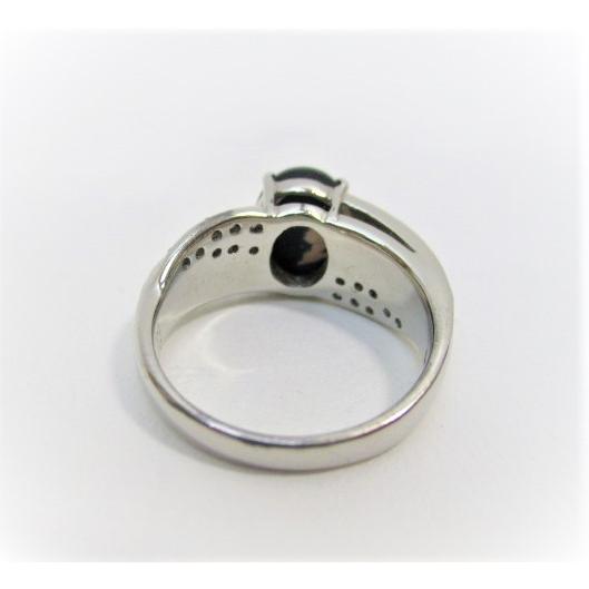 オパール 指輪 PT900 ブラックオパール 指輪 ブラックオパール1.27ct 