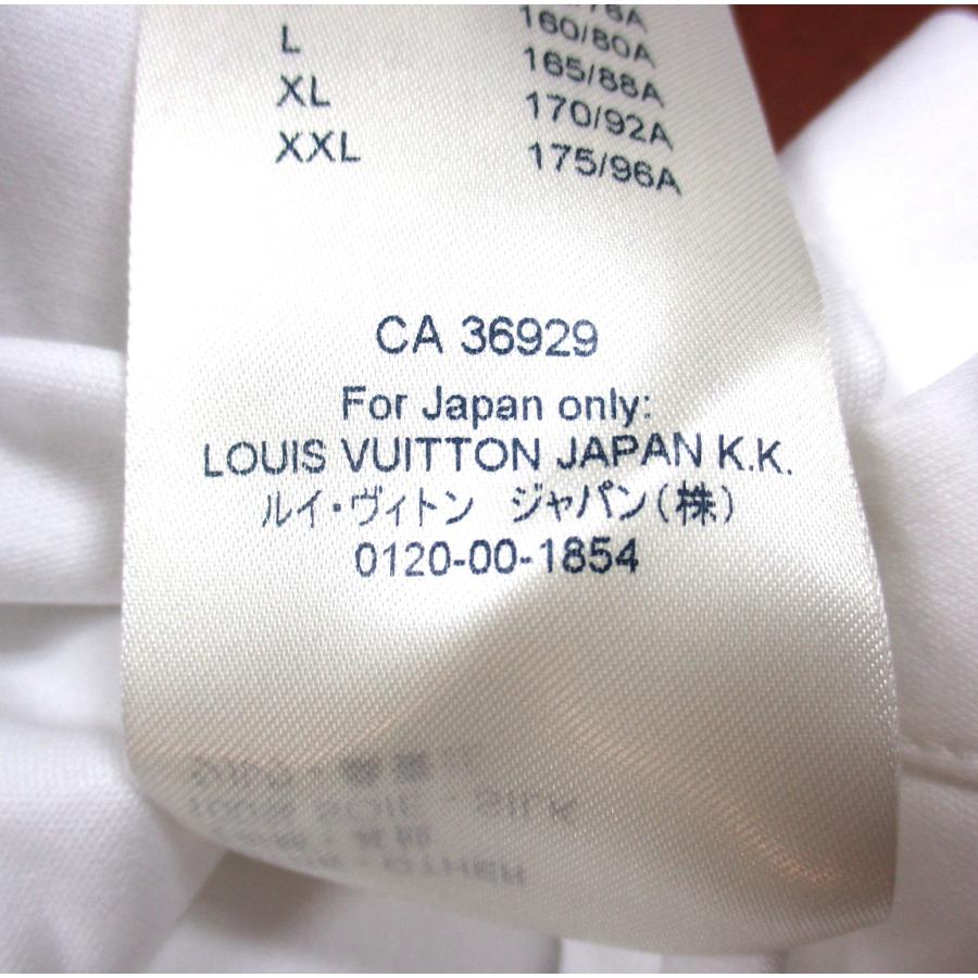 ルイヴィトンTシャツ サイドストラップ Tシャツ LOUIS VUITTON コットン ブロン ホワイト 半袖 モノグラム・フラワー金具 サイズL｜dandelion-onlineshop｜04