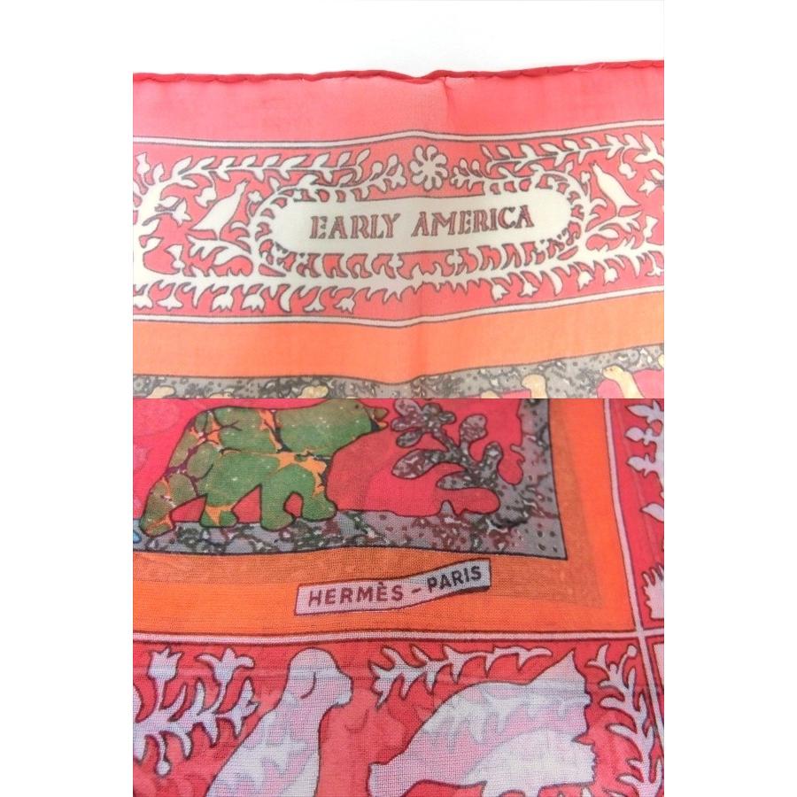 HERMES（エルメス） スカーフ シルクスカーフ 古き良きアメリカ EARLY