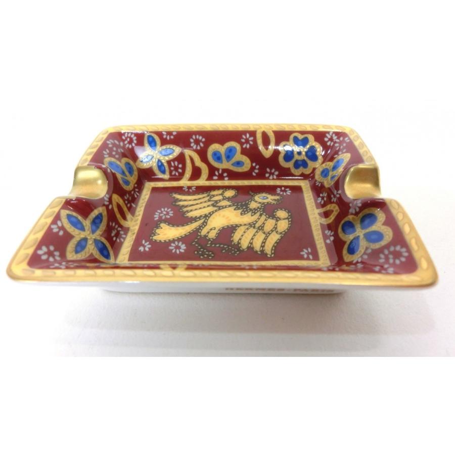 HERMES SELLIER 赤 陶器トレイ　灰皿　アッシュトレイ 楽天市場】HERMES エルメス アッシュトレイ 灰皿 鳥柄 バード