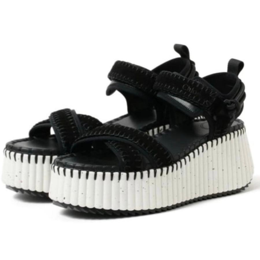 Chloe（クロエ） サンダル Chloe NAMAウェッジサンダル 新品 正規品