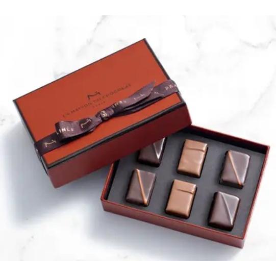 ラ・メゾン・デュ・ショコラ（LA MAISON DU CHOCOLAT） プラリネ 6粒入