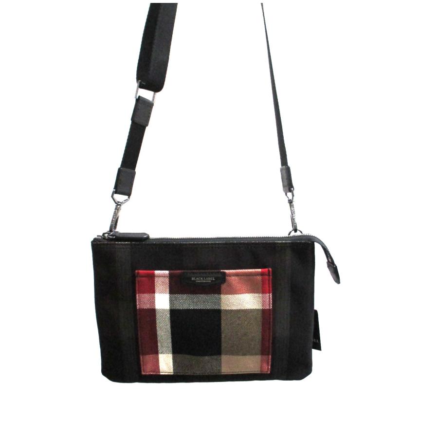 ジンさん専用　ショルダーバッグ　バーバリーブラックレーベル　クレストブリッジ BURBERRY BLACK LABEL（バーバリーブラックレーベル） ブラック
