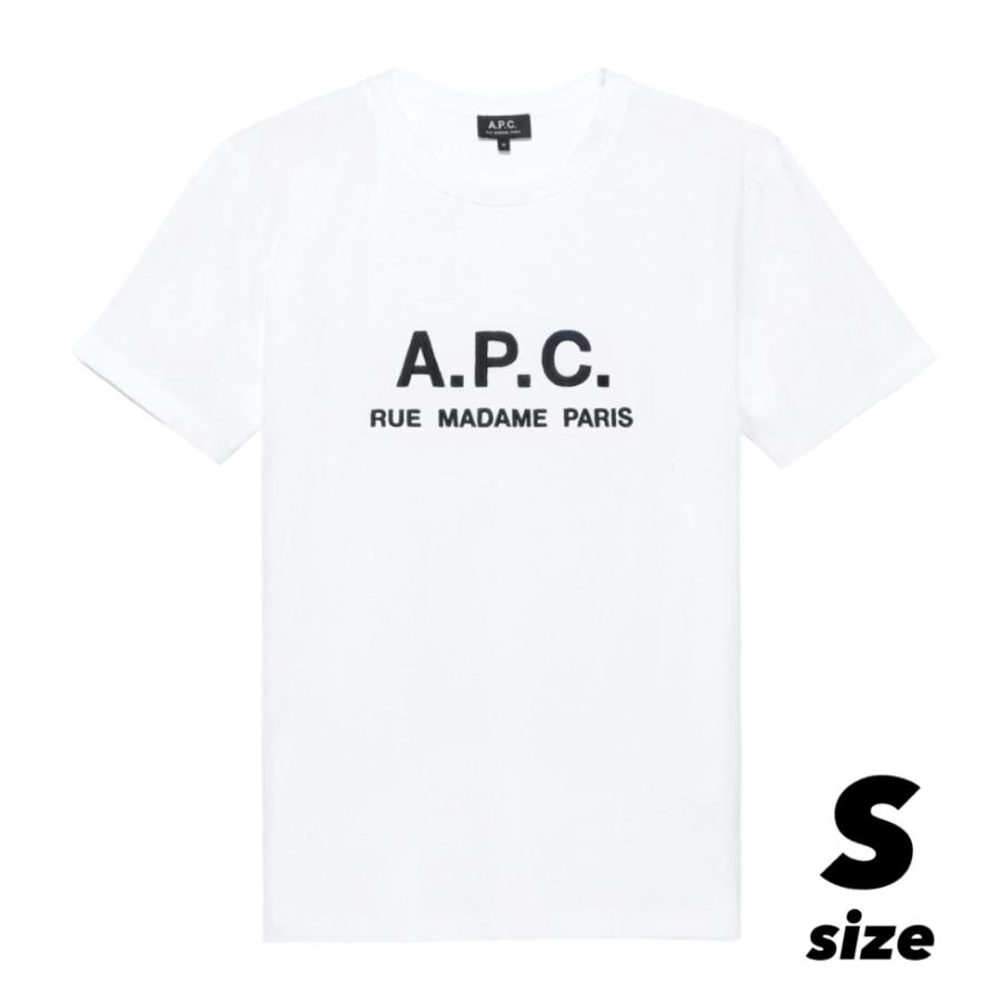 アーペーセーTシャツ A.P.C. ロゴTシャツ 白 Tシャツ レディース 正規