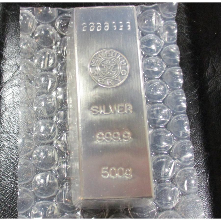 石福金属興業 純銀 インゴット 銀 新品 未開封 500g シルバー 銀塊
