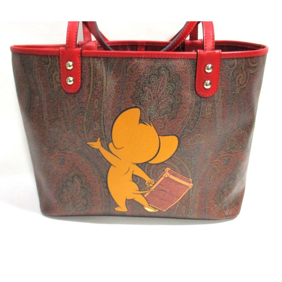 新品・未使用～ETRO トムとジェリー～ ETRO（エトロ） トートバッグ コラボ トムとジェリー PVC : DANDELION