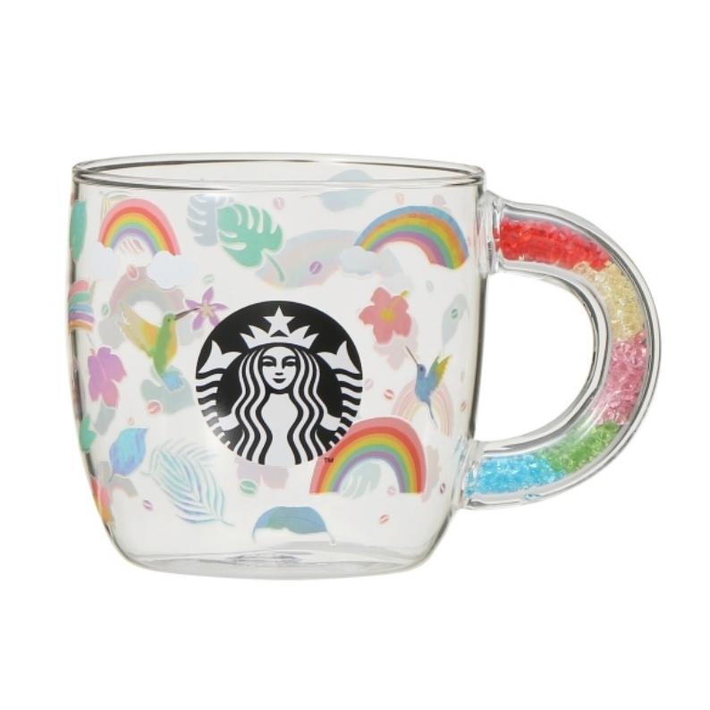 スターバックス（Starbucks Coffee） 耐熱グラス ビーズハンドル 耐熱 
