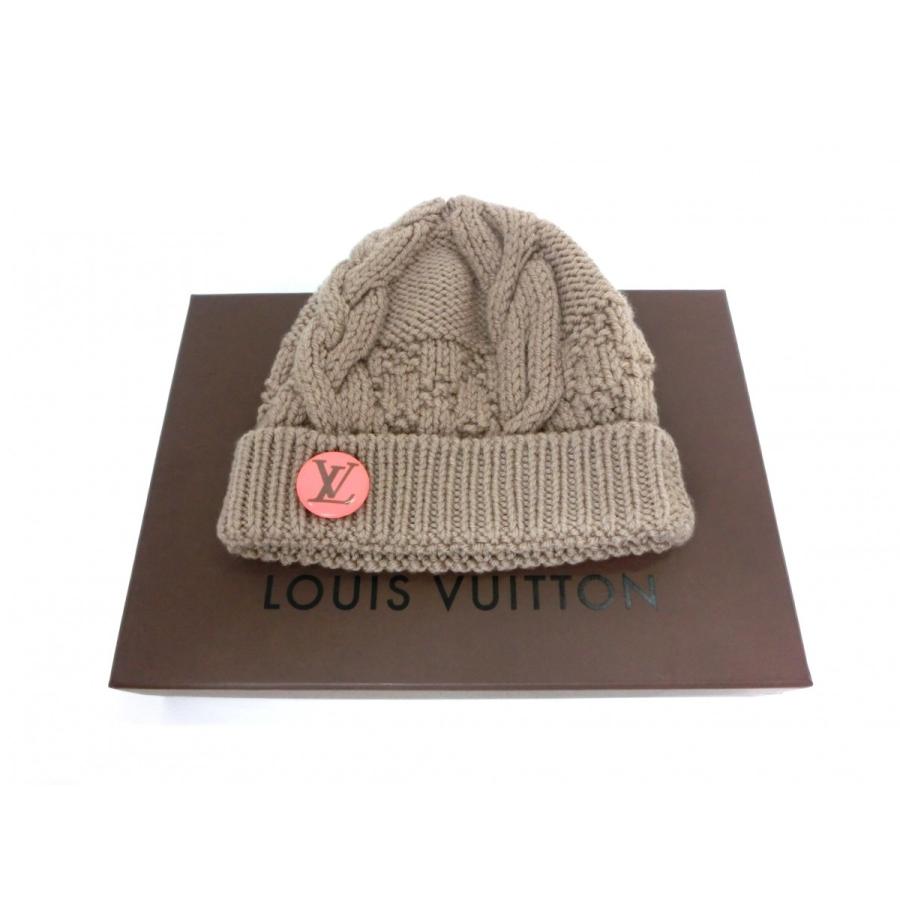 Louis Vuitton ポネコンスタンスニット帽 ベージュ Louis Vuitton ポネコンスタンスニット帽 ベージュ