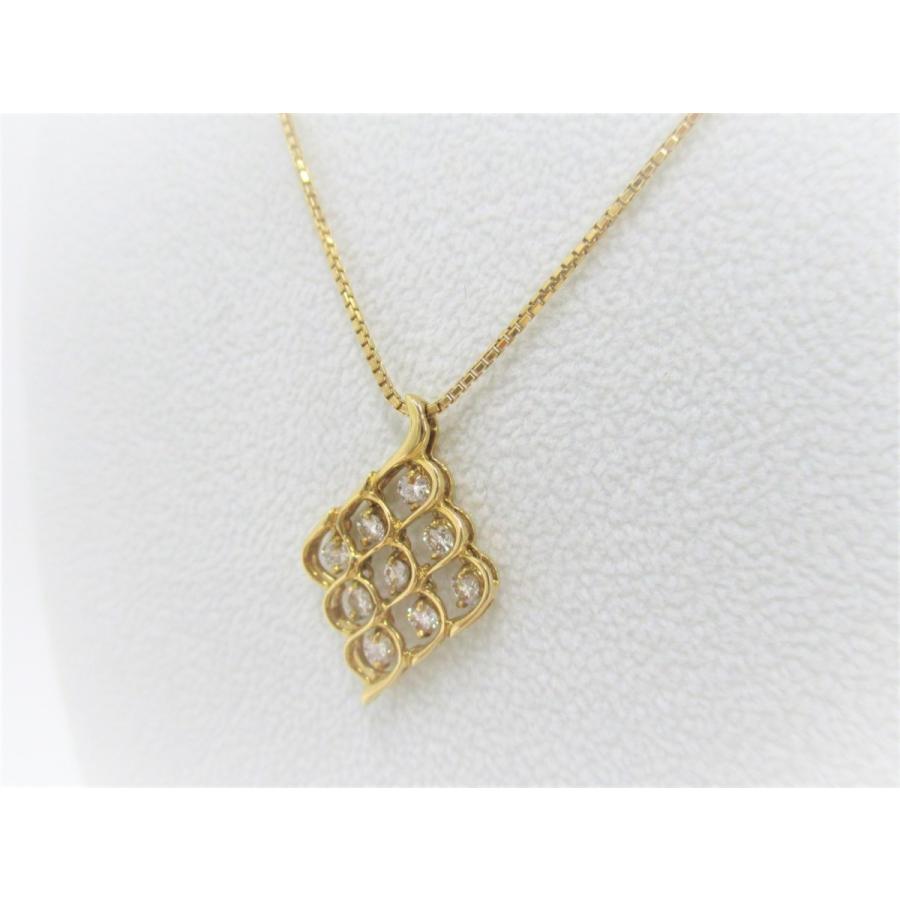 K18 ネックレス ダイヤモンド ペンダント LA SOMA 18金 アクセサリー 