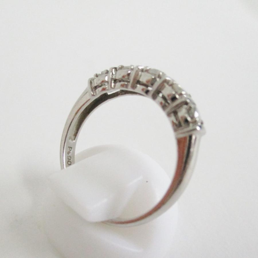 Pt900 プラチナ900 ダイヤモンド リング 指輪 ジュエリー ダイヤ5石  
