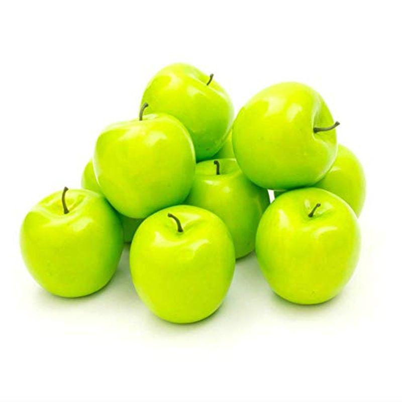 ディスプレイ インテリア フェイク オブジェ 果物 フルーツ 10個セット 食品サンプル りんご (青りんご10個セッ 