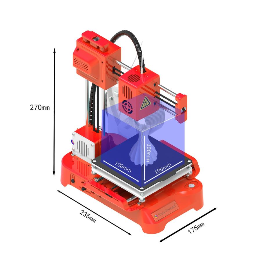 Easythreed K7 3Dプリンタクイック取付ワンクリック印刷サイレントメインボードimpresora 3dプリンタdiy子供教育ギフト  3Dプリンター