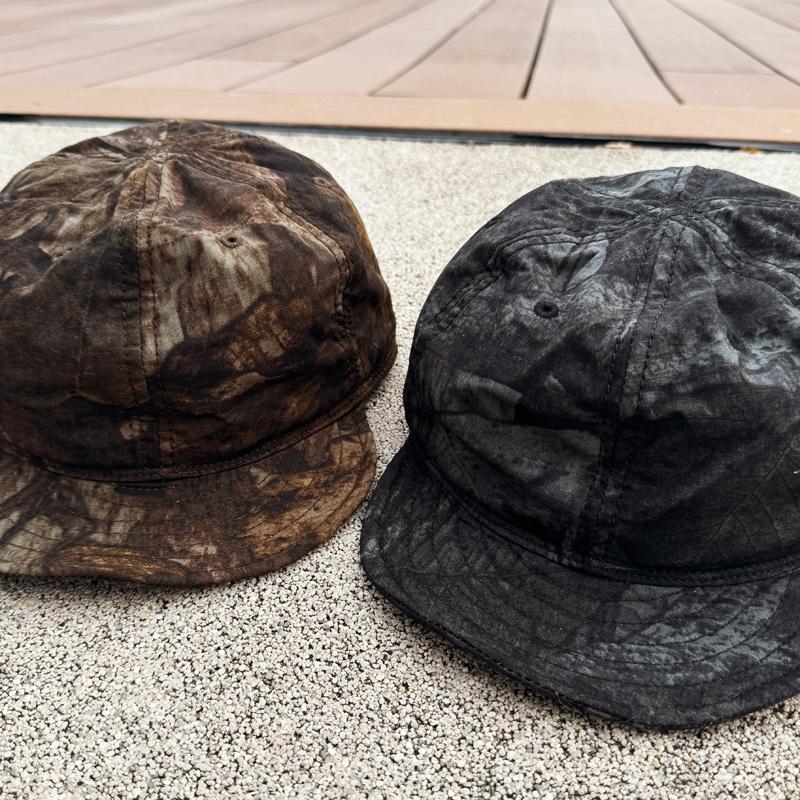 リーフカモフラキャップ リップストップコットン 迷彩 ダンガリー 送料