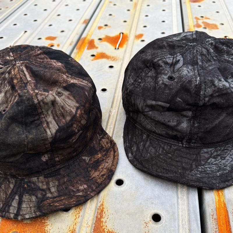 リーフカモフラキャップ リップストップコットン 迷彩 ダンガリー 送料