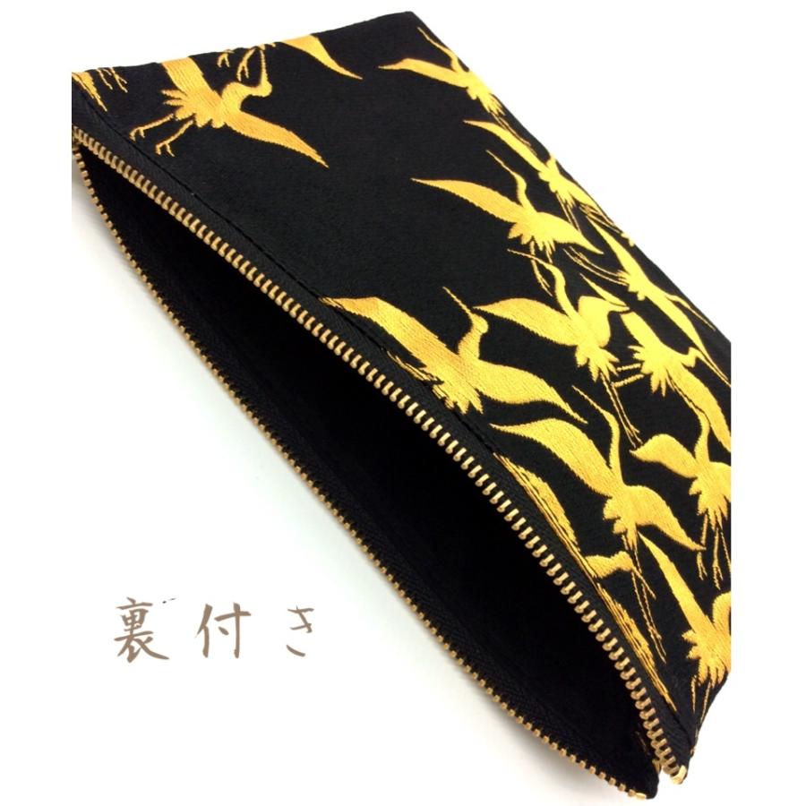 ポーチ　Mサイズ　西陣織　金襴　和雑貨　化粧ポーチ　マスクポーチ　パスポートケース　日本製　和柄　袋　バッグ　収納袋　御朱印帳　西陣 |  | 05