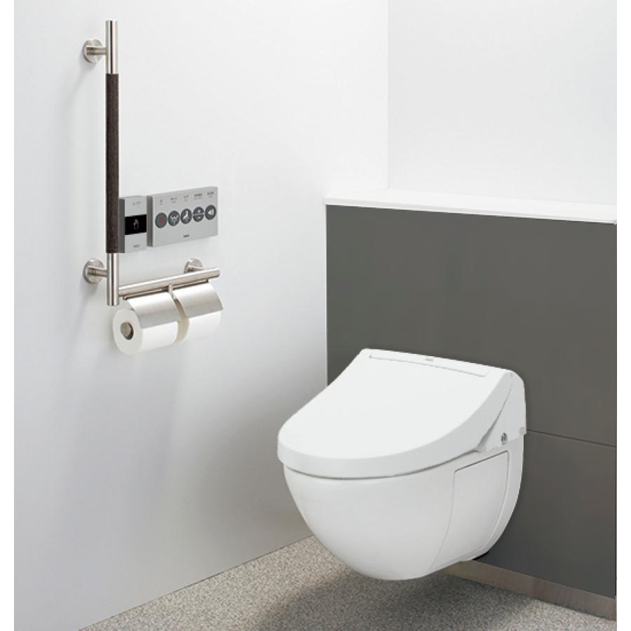 LIXIL（リクシル） 手すりKMタイプ 紙巻器付(左仕様) KF-M10WL/LM