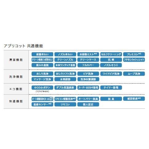 TOTO　アプリコットF1A　密結形便器用(右側面レバー・CS595系) TCF4714AM#SC1  :の画像