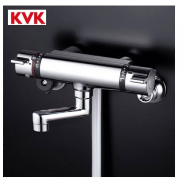 KVK サーモスタット式シャワー(80mmパイプ付) [KF800TN] 水栓金具