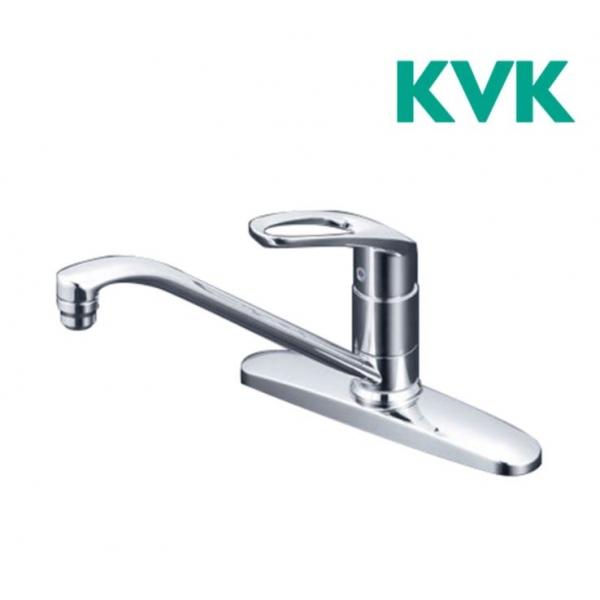 KVK　水栓金具【KM5091T】シングルレバー式混合栓 KM5091T :（Yahoo!・ダンドリープロYahoo!店）