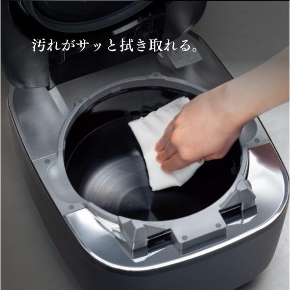 炎舞炊き 【ZOJIRUSHI】圧力IH炊飯ジャー NX-AA18 BZ(ストレート