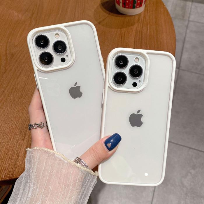 Apple iPhone SE第2世代　ホワイトクリアケース付き Amazon.co.jp: iPhone SE ケース 第2世代 第3世代 全透明