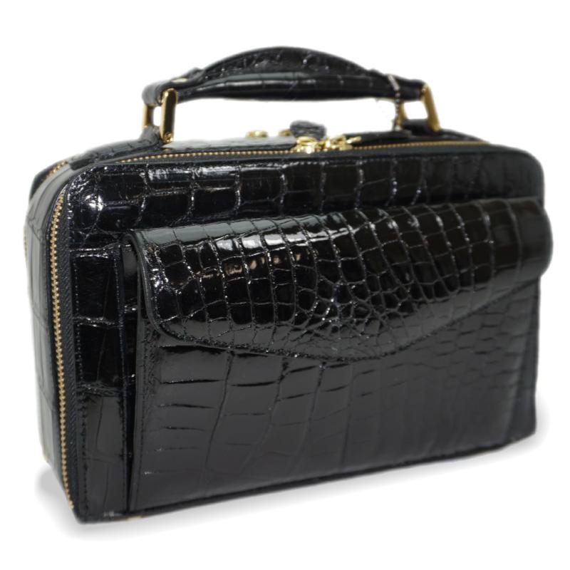 GARBO　最高級　ポロサス　クロコダイル　セカンドバッグ GARBO 最高級 ポロサス クロコダイル セカンドバッグ