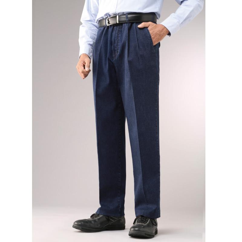 NEW らくらくスラッとデニムパンツ2色組 - ダンディクラブ : ダンディ