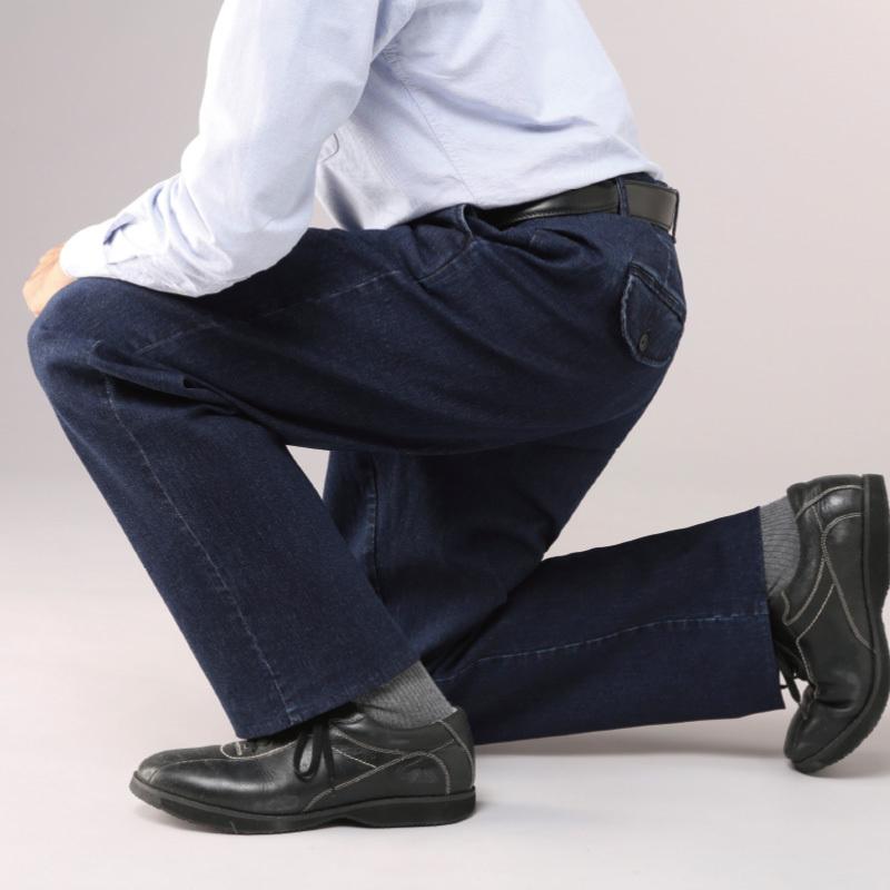 NEW らくらくスラッとデニムパンツ2色組 - ダンディクラブ : ダンディ