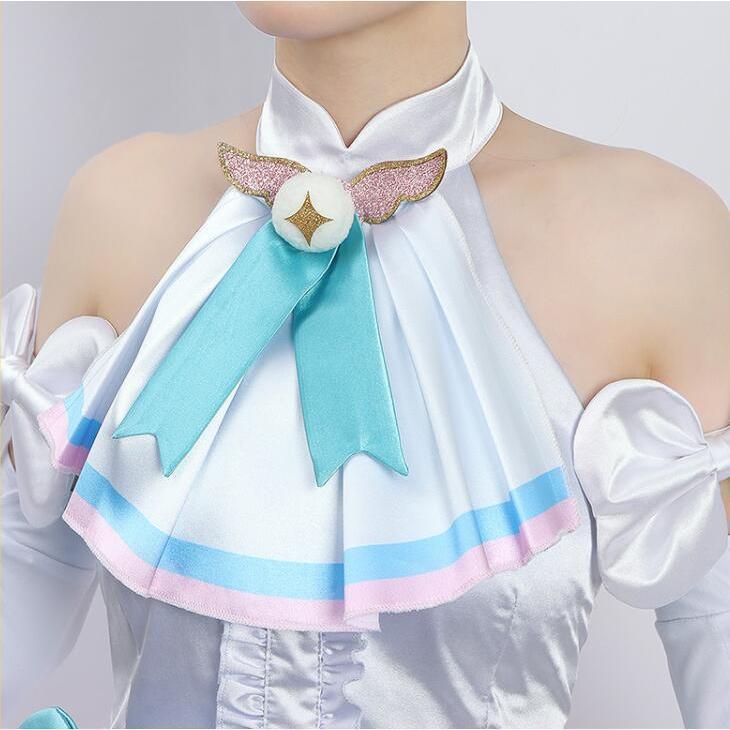 新品 ひろがるスカイ！プリキュア 風 虹ヶ丘ましろ にじがおかましろ キュアプリズム コスプレ衣裝 ウィッグ レディース コスプレ衣装 変装 仮装 予めご了承ください