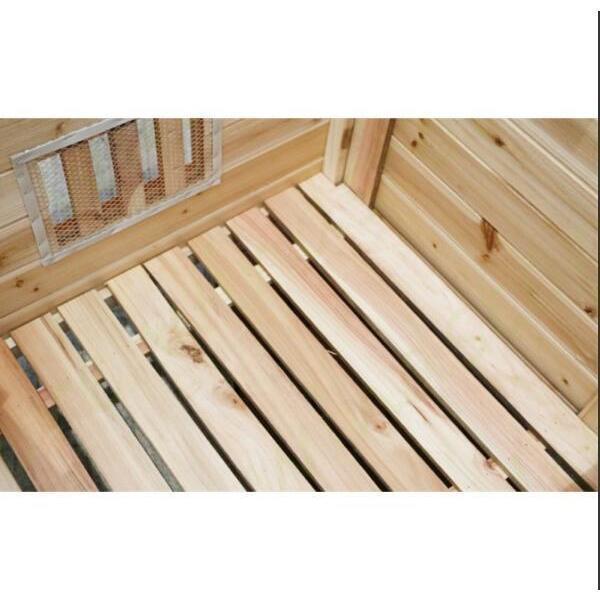 豪華別荘 丈夫 ペットハウス 犬舎 犬小屋 ハウス おうち 屋外 庭用 炭化板 メタセコイア製品 防水 ドア 窓 日よけボード 通気性 耐磨耗 掃除が簡単 NAN1541638703(14718円)