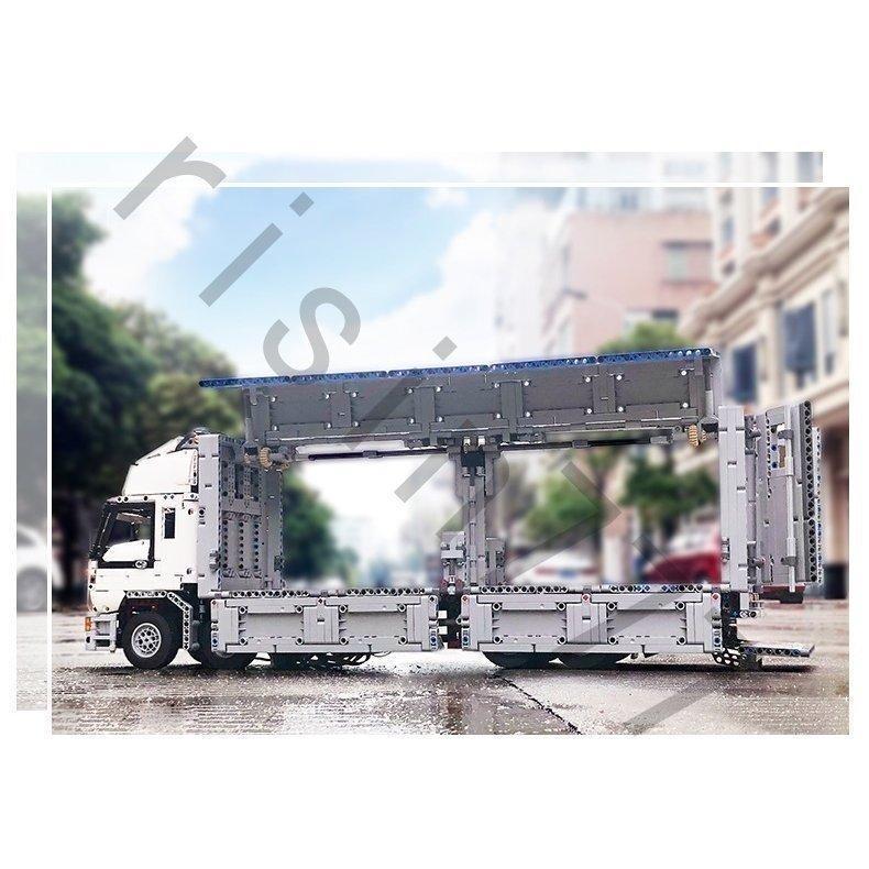 レゴ テクニック 互換品 ウィングボディトラック コンテナトラック ブロック 車 クリスマス プレゼント 23008 