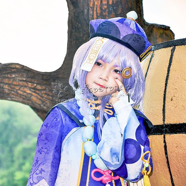 原神 げんしん 風 なな 子供用 コスプレ衣装 カバンを cosplay