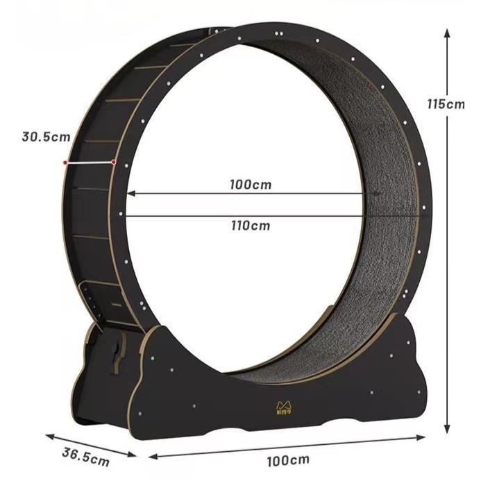 改良版 猫 トレッドミル キャット ホイール キャット運動 鍛錬 ローラー ルームランナー 回し車 観覧車 ランニングホイール ペット省スペース ストレス解消 改良版 ストレス解消 SKC9596312765(9162円)