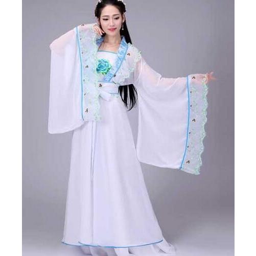 2枚送料無料 シフォン振袖唐装 漢服舞台服装ステージ 衣装中国古代チャイナドレス中華コスプレ衣装写真撮影古典美人服引き裾 唐時代ダンス衣装唐朝貴妃服 人気ファッション店 通販 Yahoo ショッピング