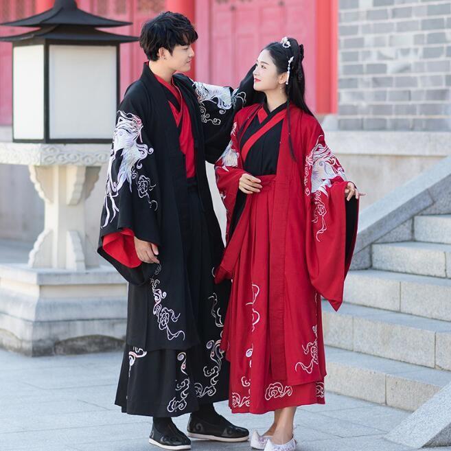 ペアルック漢服 コスプレ カップル中華服 男女お揃い服 華流コスプレ衣装 チャイナ服 変身仮装 舞台劇衣装 刺繍花柄 文化祭イベント 撮影衣装 二枚送料無料 Den1186 人気ファッション店 通販 Yahoo ショッピング