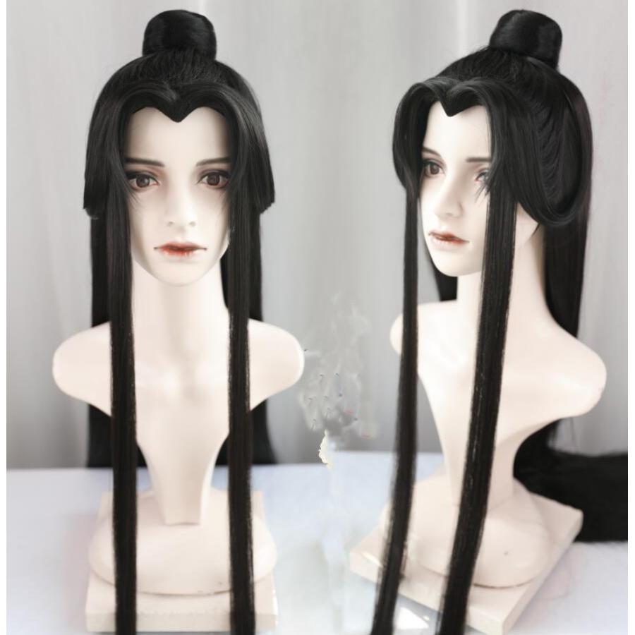 中華コスプレかつら メンズ男性用 華流コスチュームウイッグ ロング黒80ｃｍ 中国古代髪スタイル チャイナ風コスプレグッズかつら 美少年変装 Den1533 人気ファッション店 通販 Yahoo ショッピング