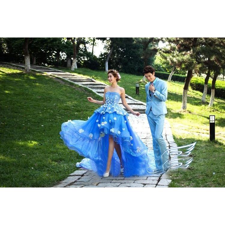 海外輸入 二枚送料無料 不規則ドレスウエディングドレス パーティードレス 花びらプリンセスライン 写真撮影 メンズスーツセット 男女セット 結婚式 50 Off Www Skylanceronline Com