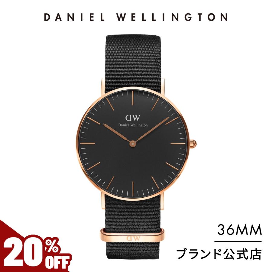 【公式ショップ/2年保証】ダニエルウェリントン DW 腕時計 メンズ レディース Classic Black Cornwall 36mm 時計