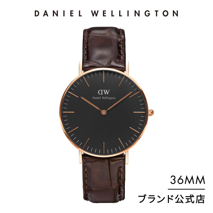 ダニエルウェリントン レディース メンズ 腕時計 Classic Black York 36mm 革 ベルト クラシック ブラック ヨーク Dw ウォッチ Daniel Wellington直営公式店 通販 Paypayモール