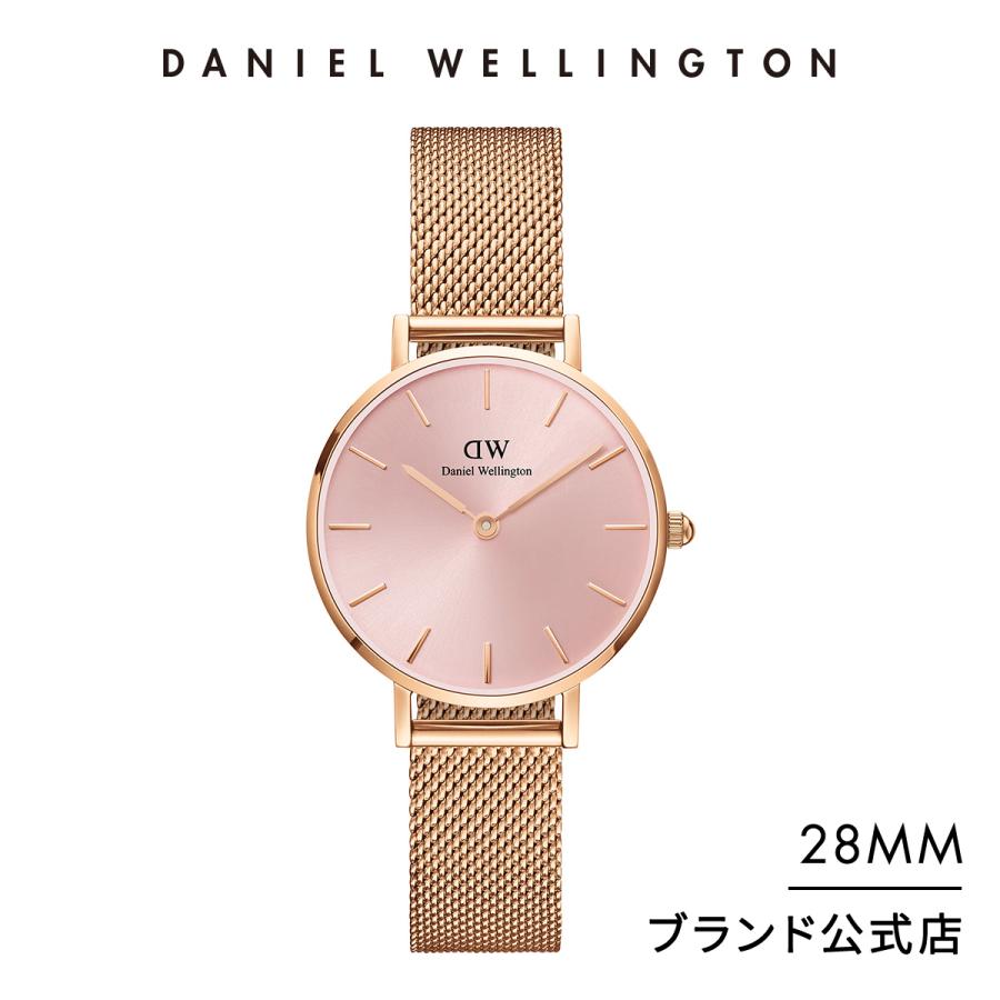 ダニエルウェリントン DW 腕時計 レディース  Petite Melrose Light Pink 28mm 時計 ウォッチ おしゃれ ローズゴールド ライト ピンク